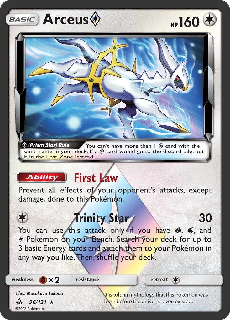 Arceus Prism Star 96/131