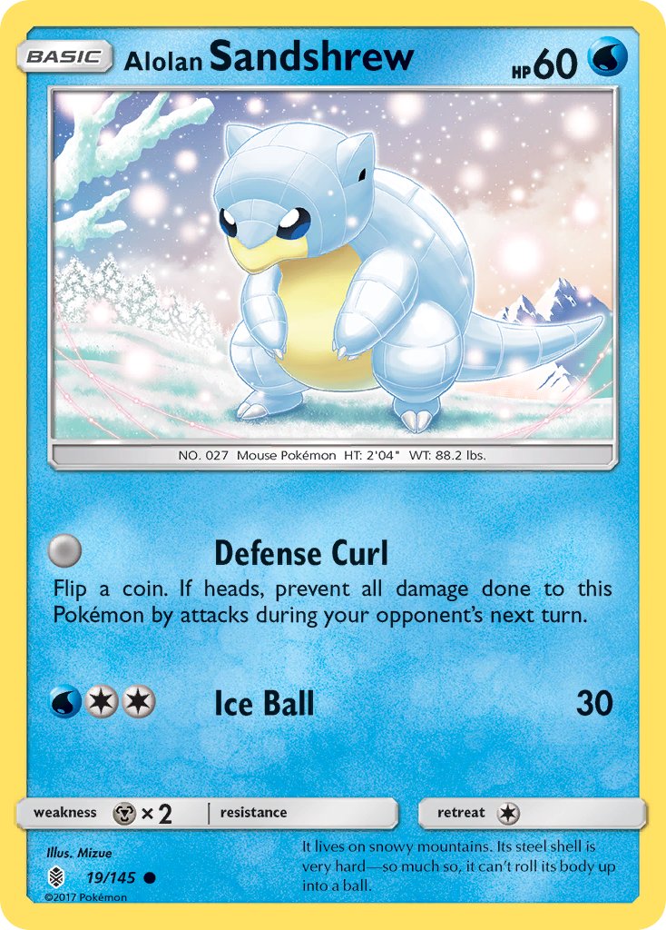 Alolan Sandshrew 19/145