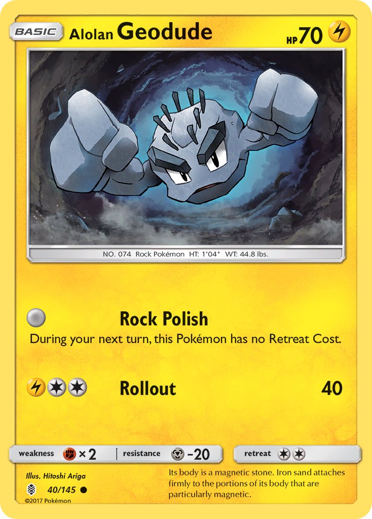 Alolan Geodude 40/145