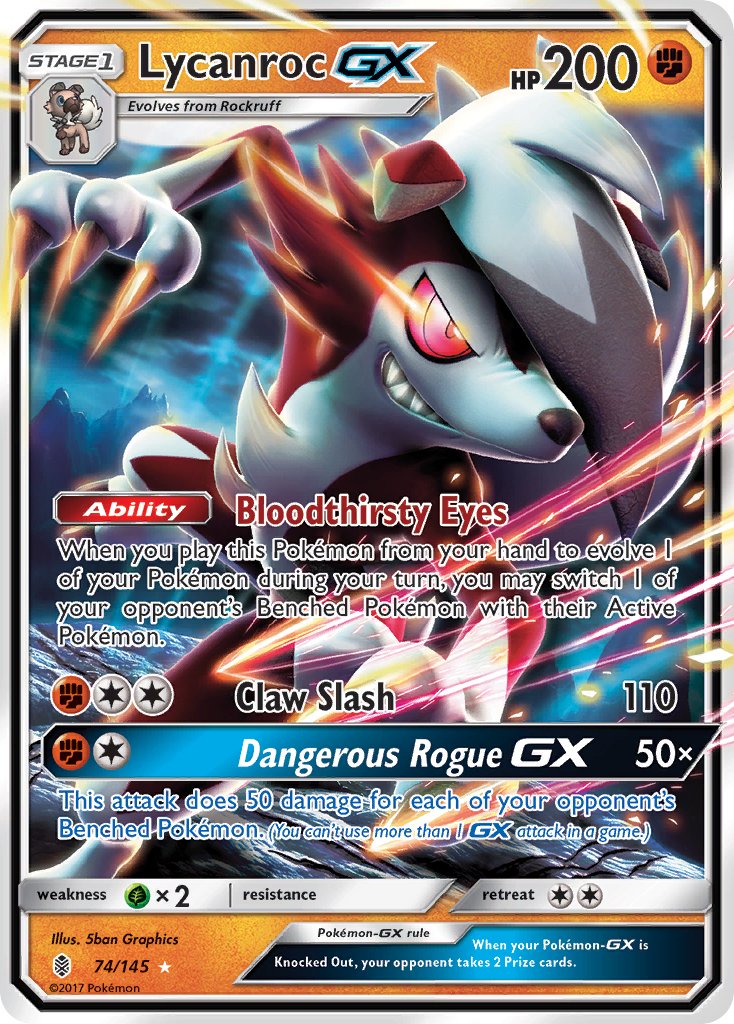 LycanrocGX 74/145
