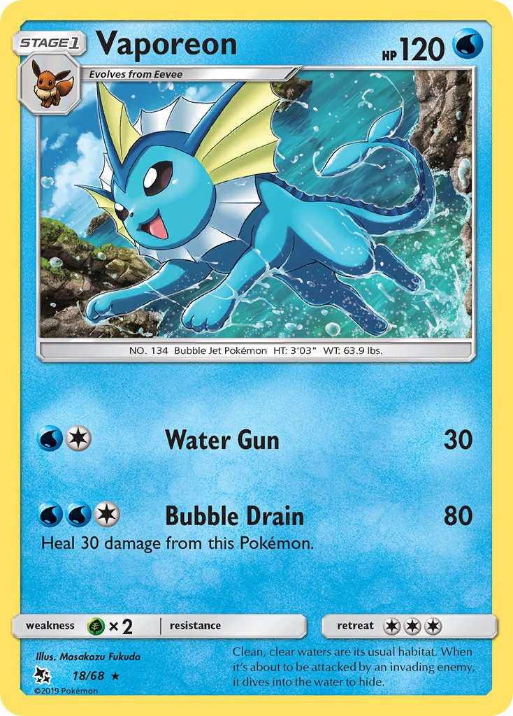 Vaporeon 18/68