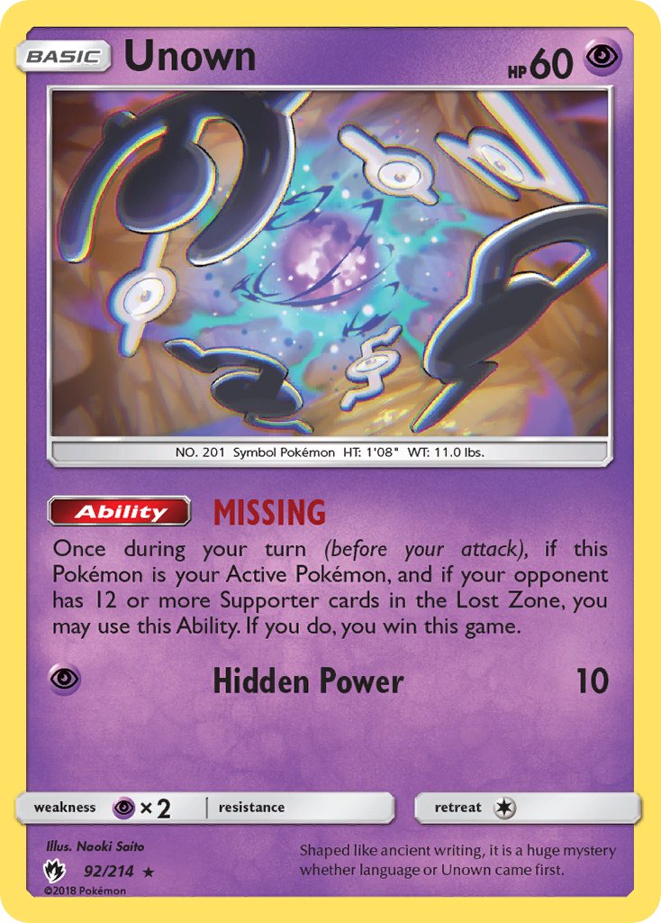 Unown 92/214