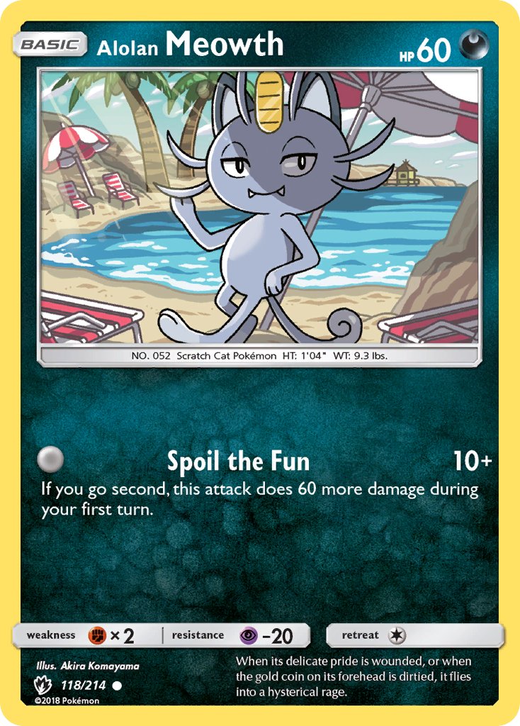 Alolan Meowth 118/214