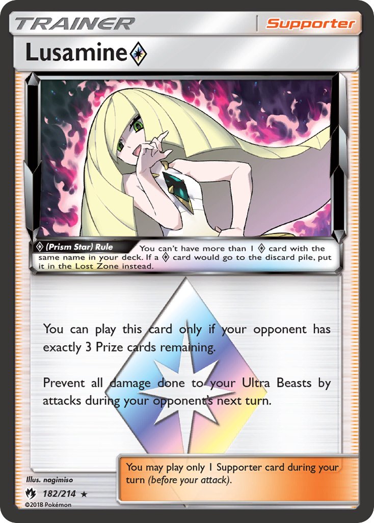 Lusamine Prism Star 182/214