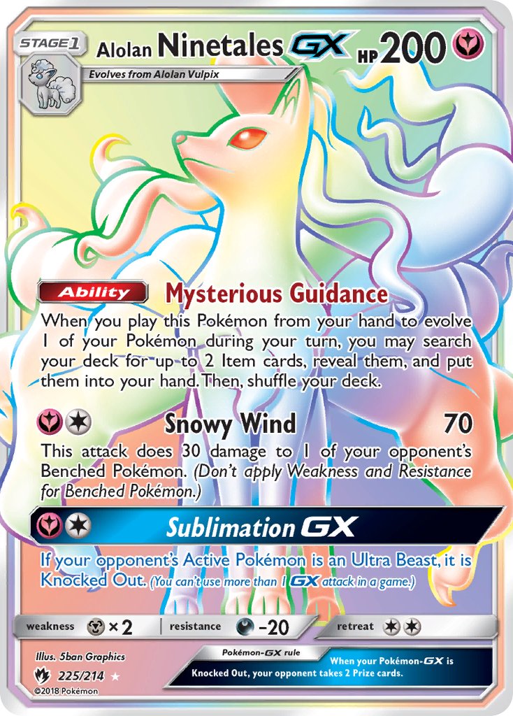 Alolan NinetalesGX 225/214