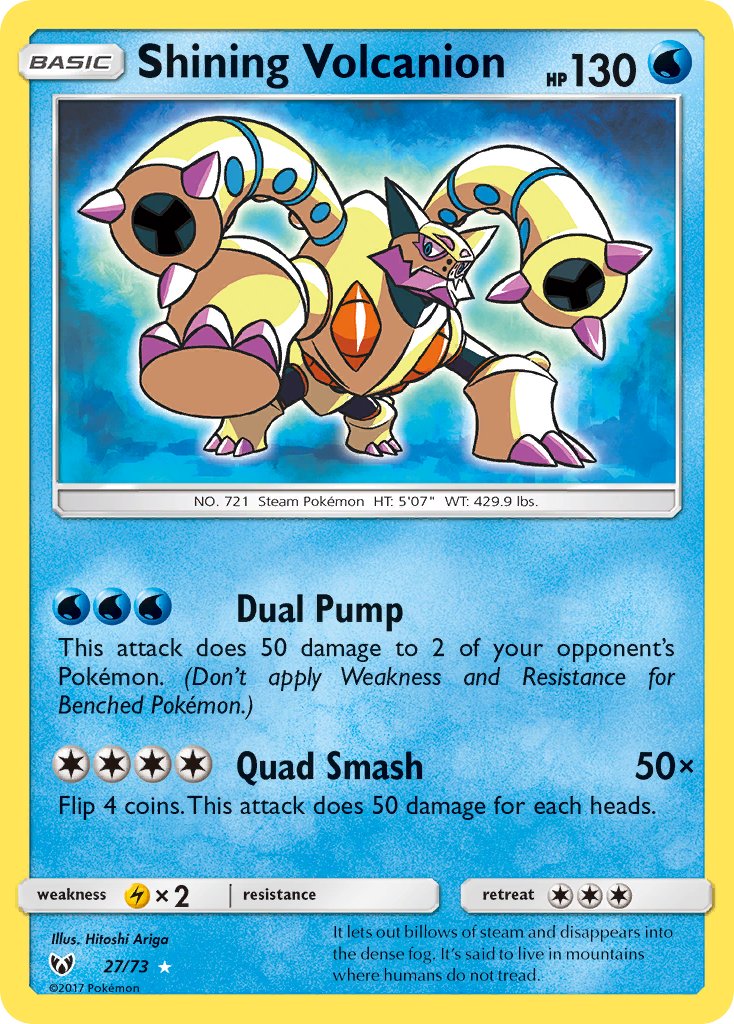 Shining Volcanion 27/73