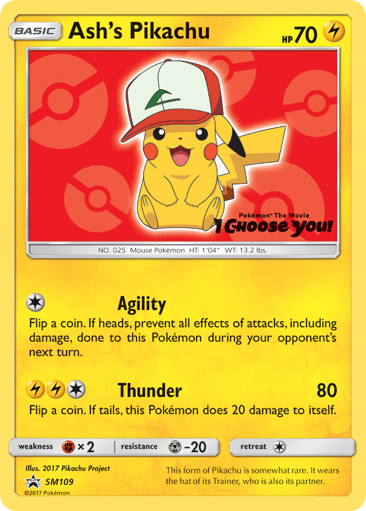 Ash's Pikachu SM109
