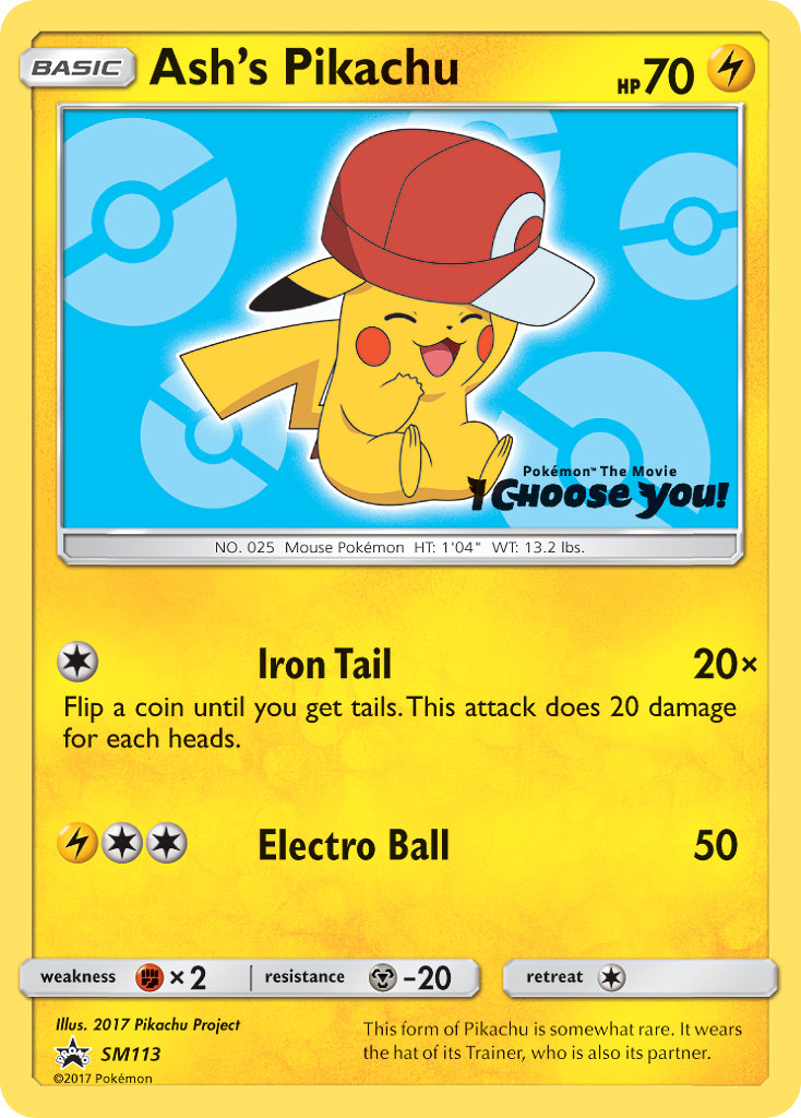 Ash's Pikachu SM113