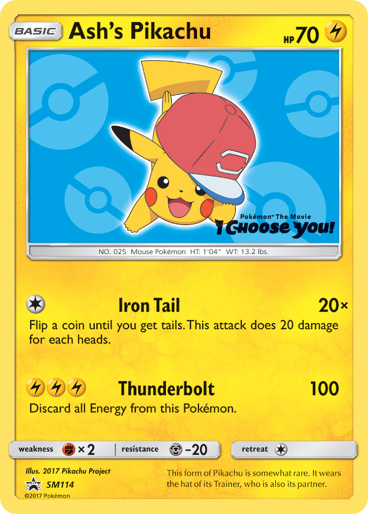 Ash's Pikachu SM114