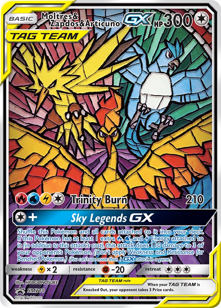 Moltres & Zapdos & Articuno SM210