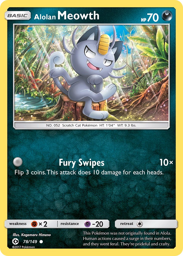Alolan Meowth 78/149
