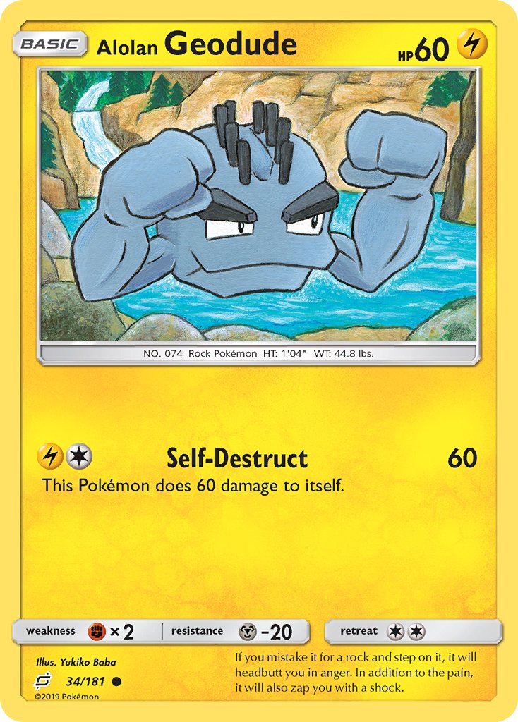 Alolan Geodude 34/181