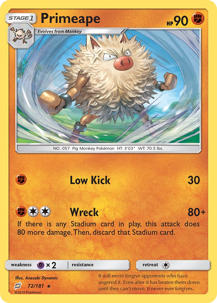 Primeape 72/181