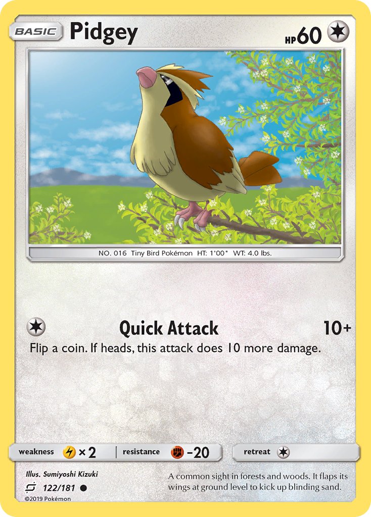 Pidgey 122/181
