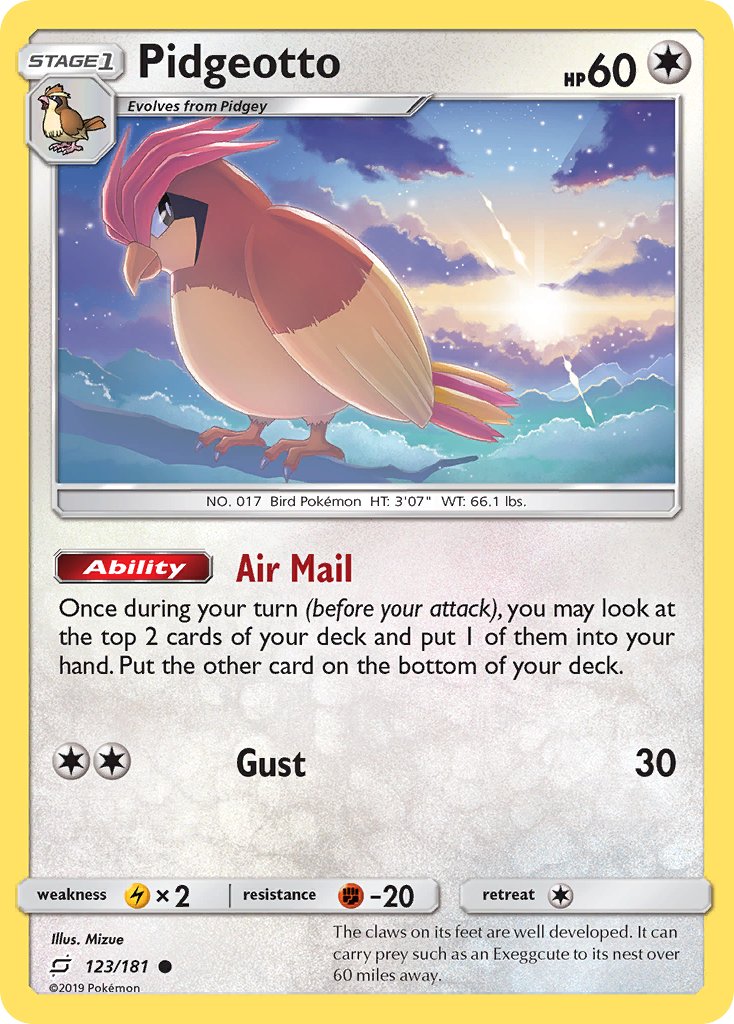 Pidgeotto 123/181