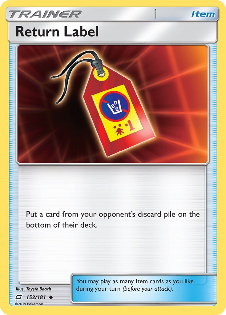 Return Label 153/181