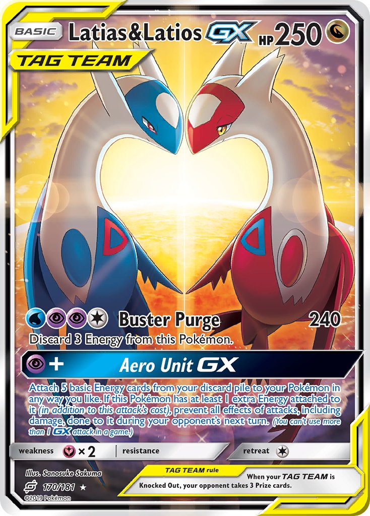 Latias & LatiosTag Team GX 170/181