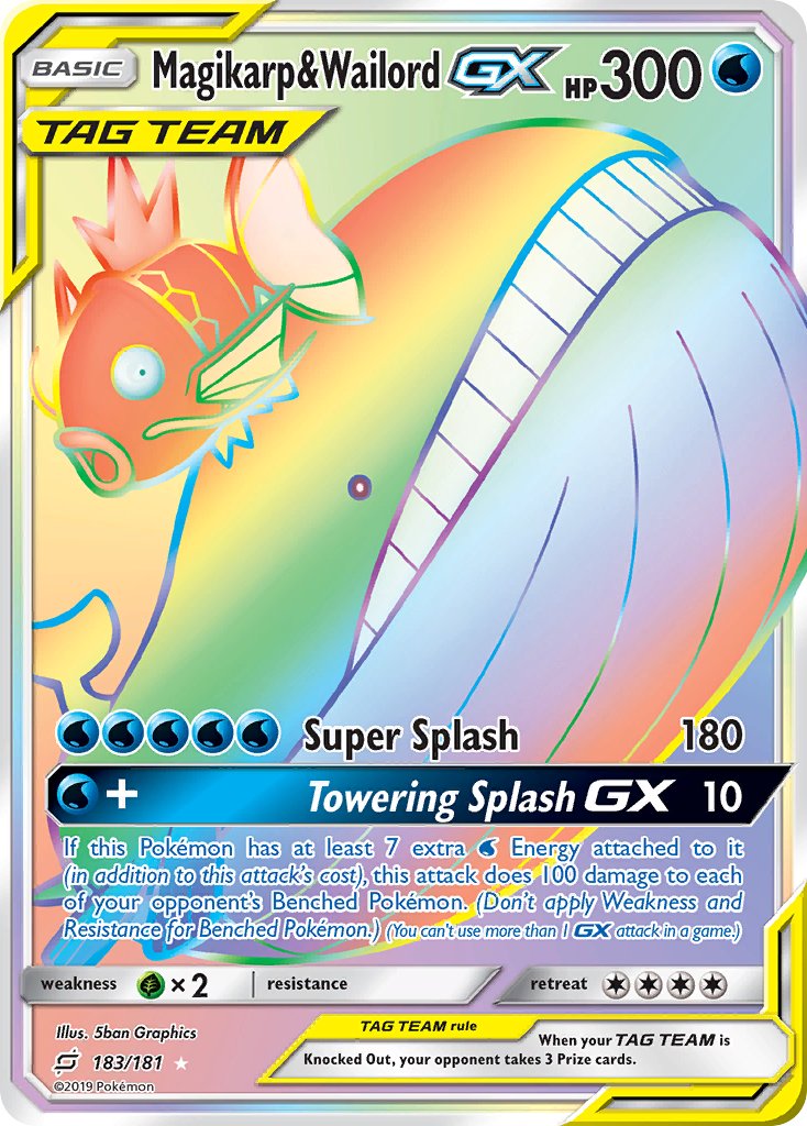 Magikarp & WailordTag Team GX 183/181
