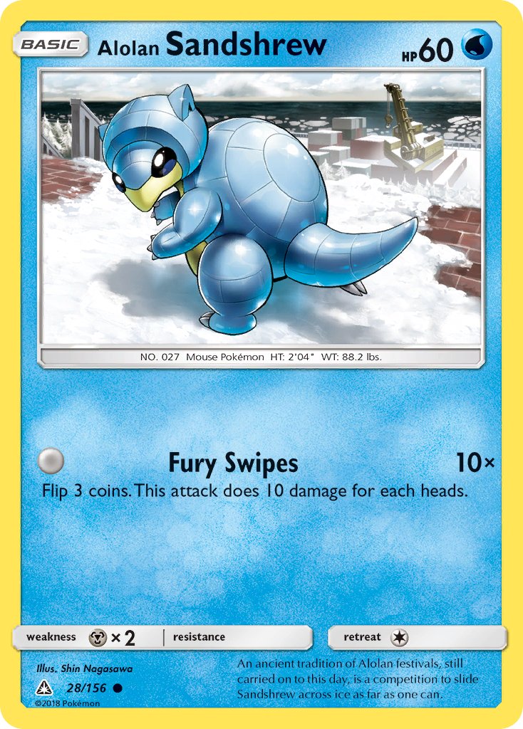 Alolan Sandshrew 28/156