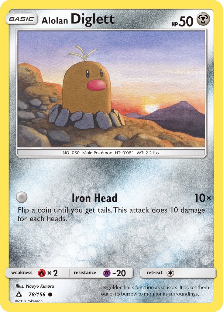 Alolan Diglett 78/156