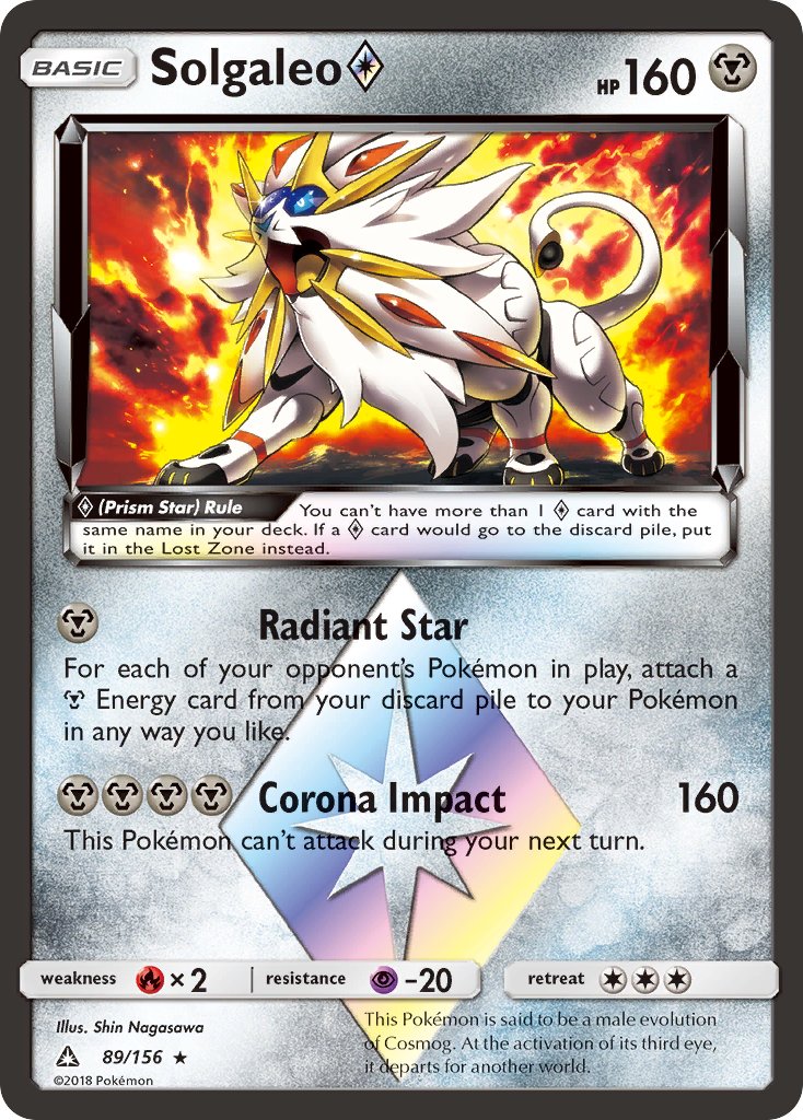 Solgaleo Prism Star 89/156