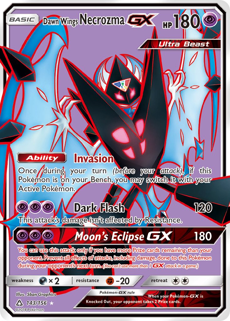 Dawn Wings NecrozmaGX 143/156