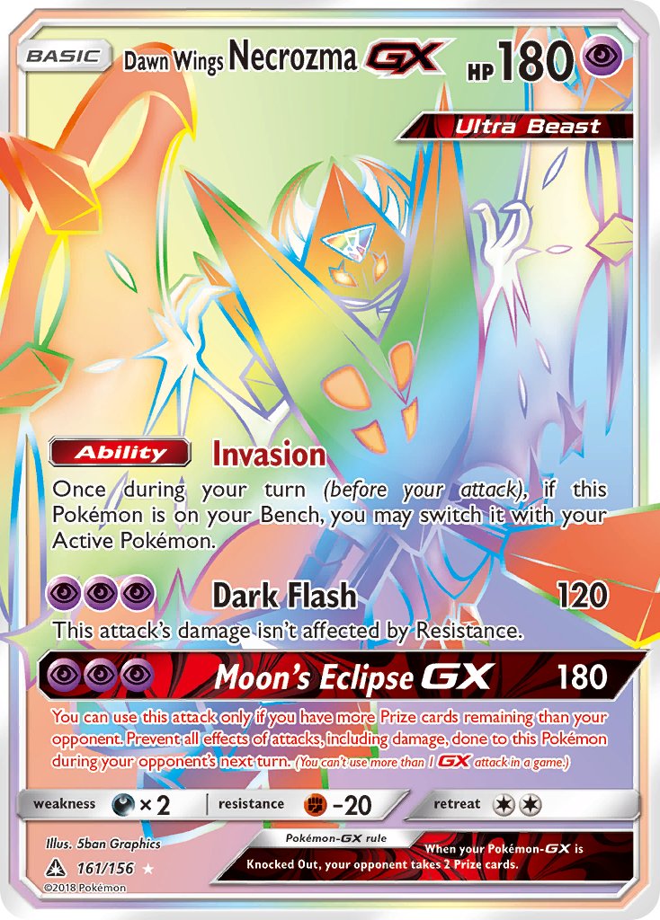 Dawn Wings NecrozmaGX 161/156