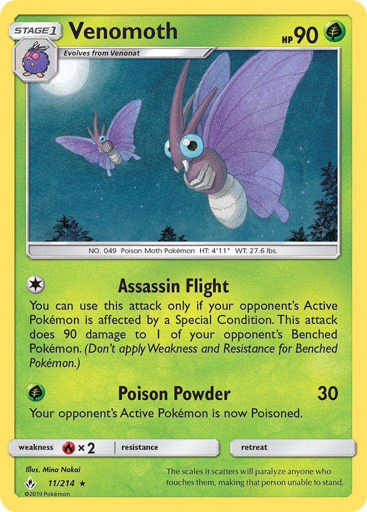 Venomoth 11/214