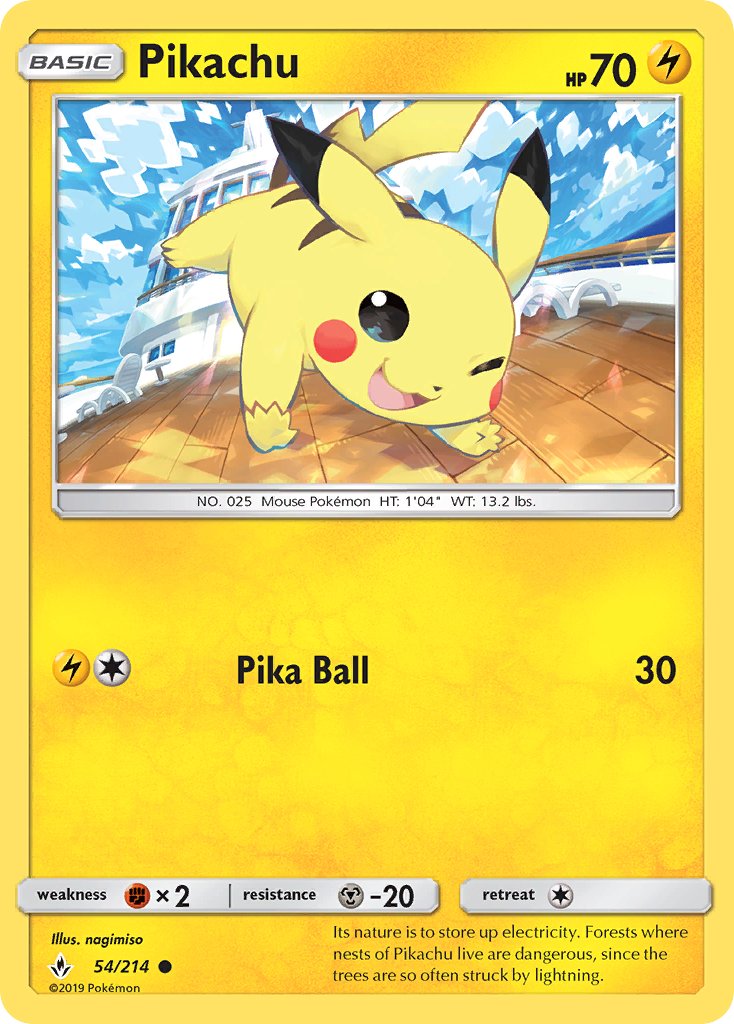 Pikachu 54/214