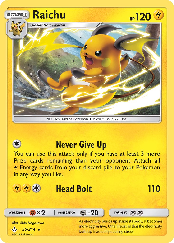 Raichu 55/214