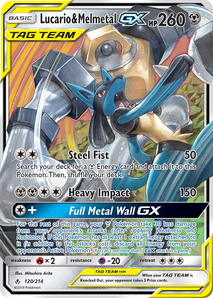 Lucario & MelmetalTag Team GX 120/214