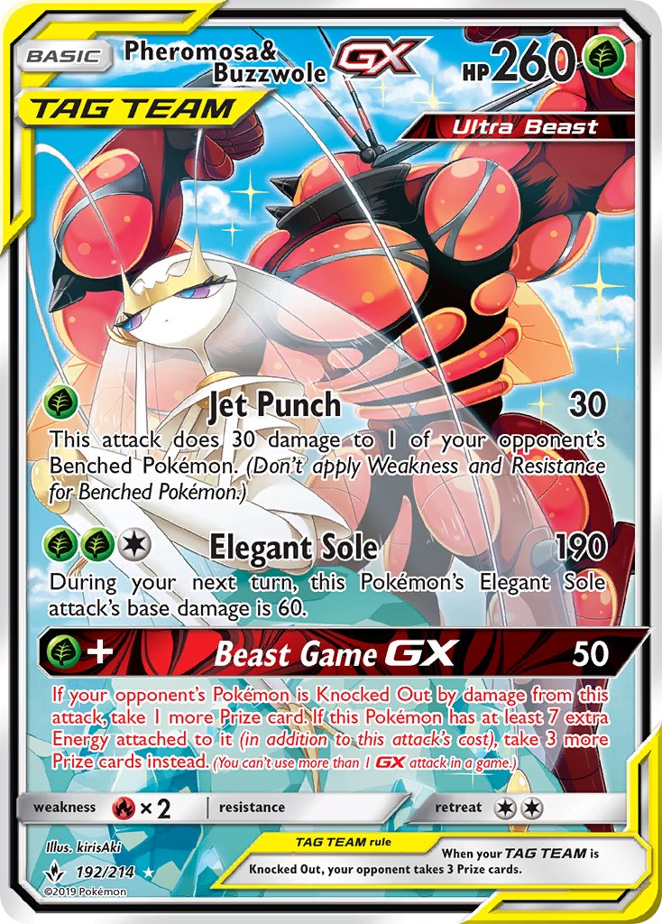 Pheromosa & BuzzwoleTag Team GX 192/214