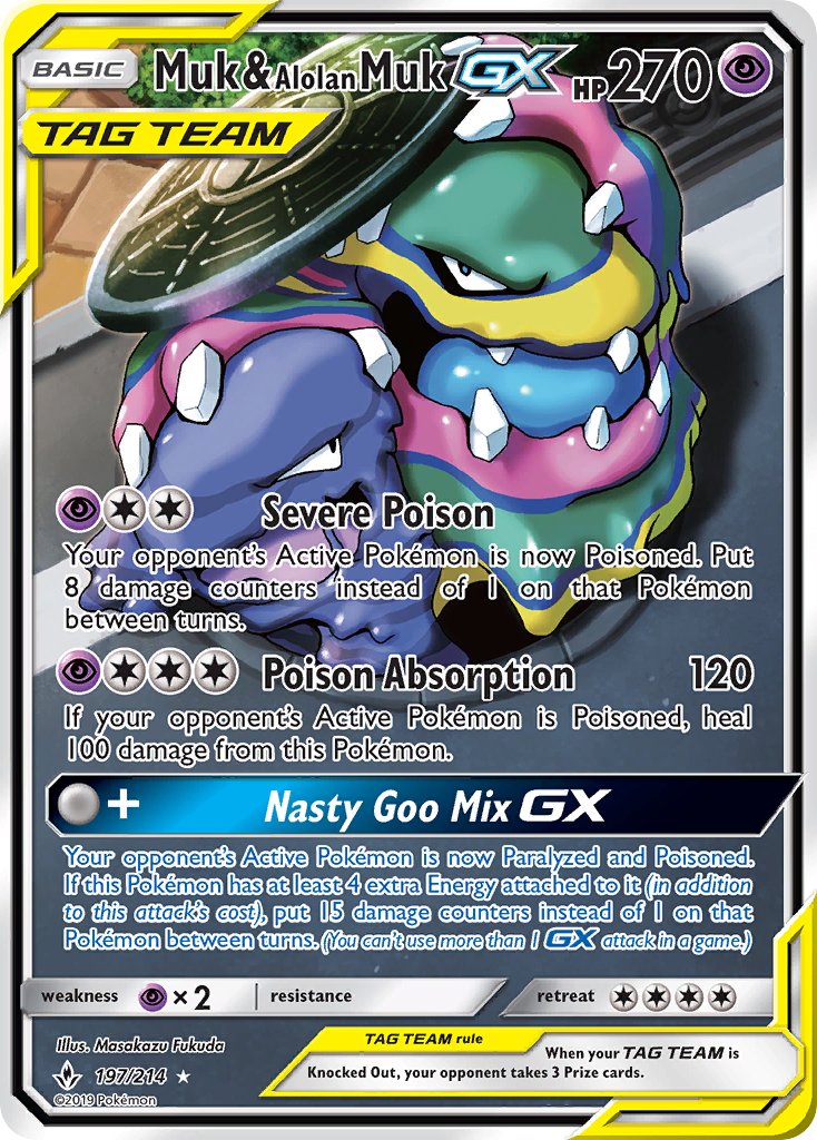 Muk & Alolan MukTag Team GX 197/214