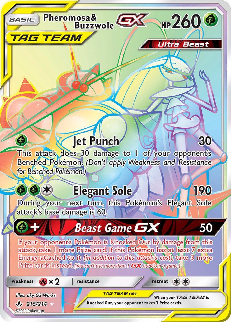 Pheromosa & BuzzwoleTag Team GX 215/214