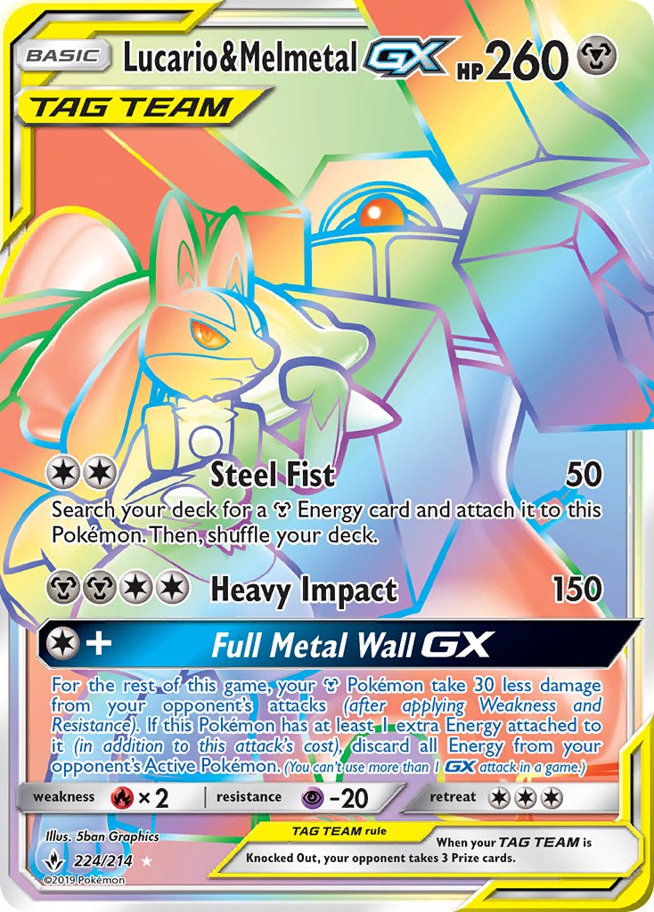 Lucario & MelmetalTag Team GX 224/214