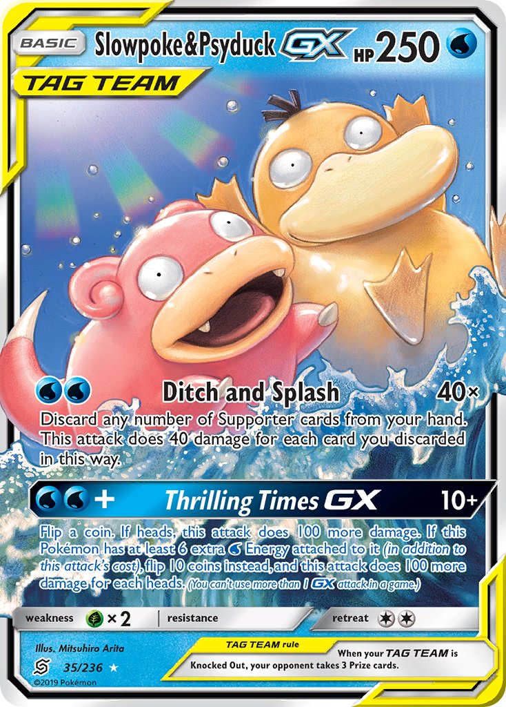 Slowpoke & PsyduckTag Team GX 35/236