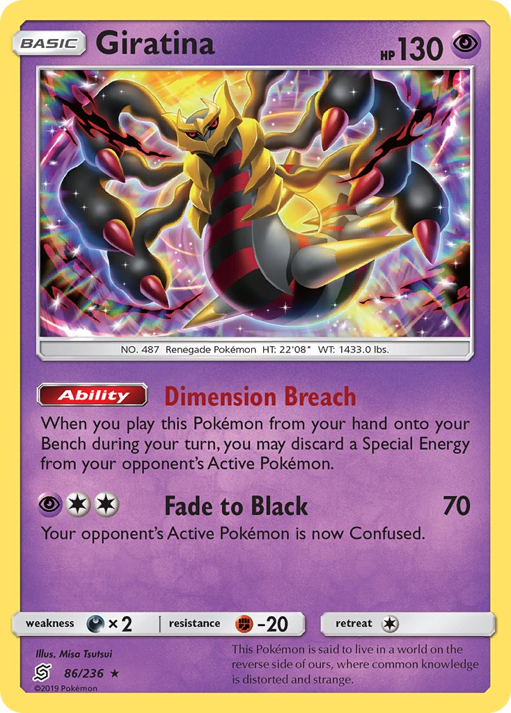 Giratina 86/236 Reverse holo