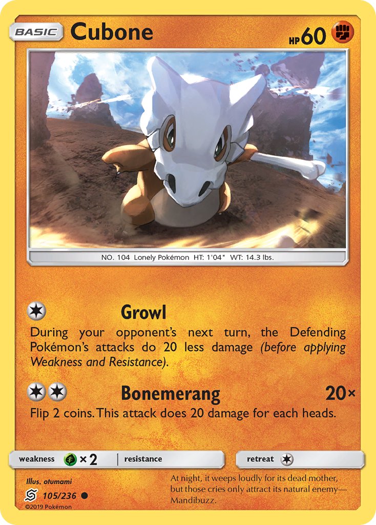 Cubone 105/236