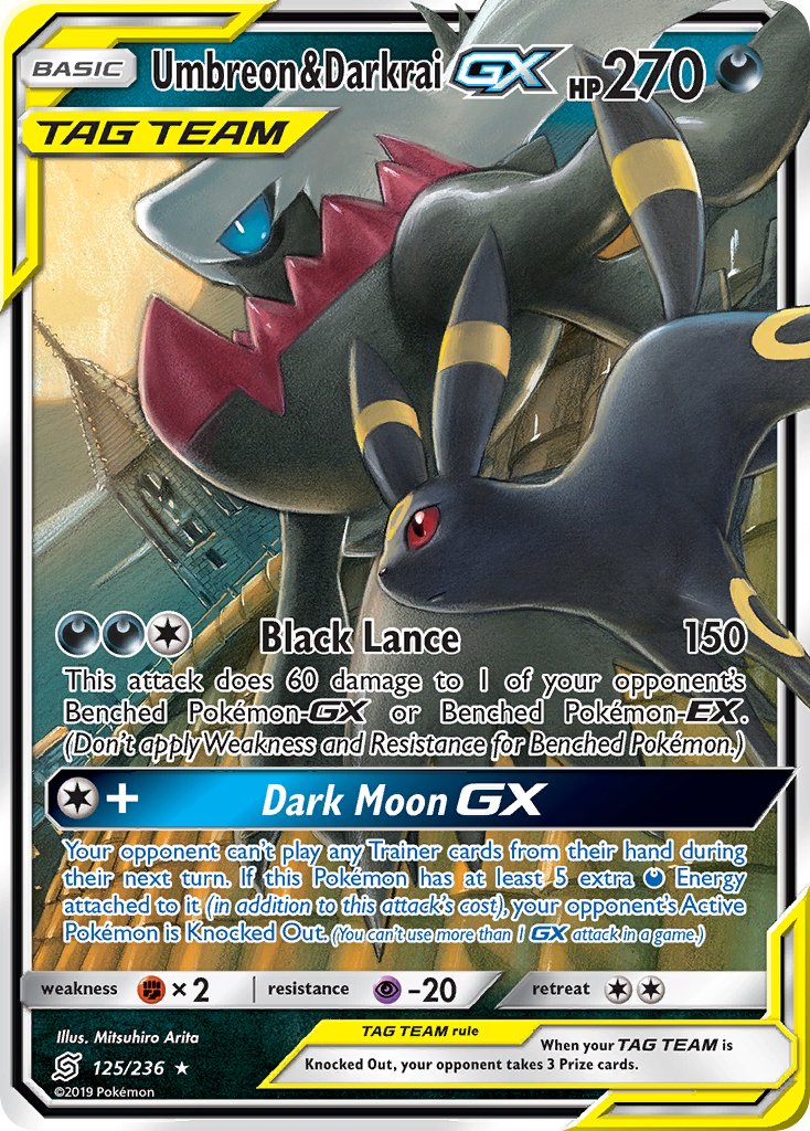 Umbreon & DarkraiTag Team GX 125/236