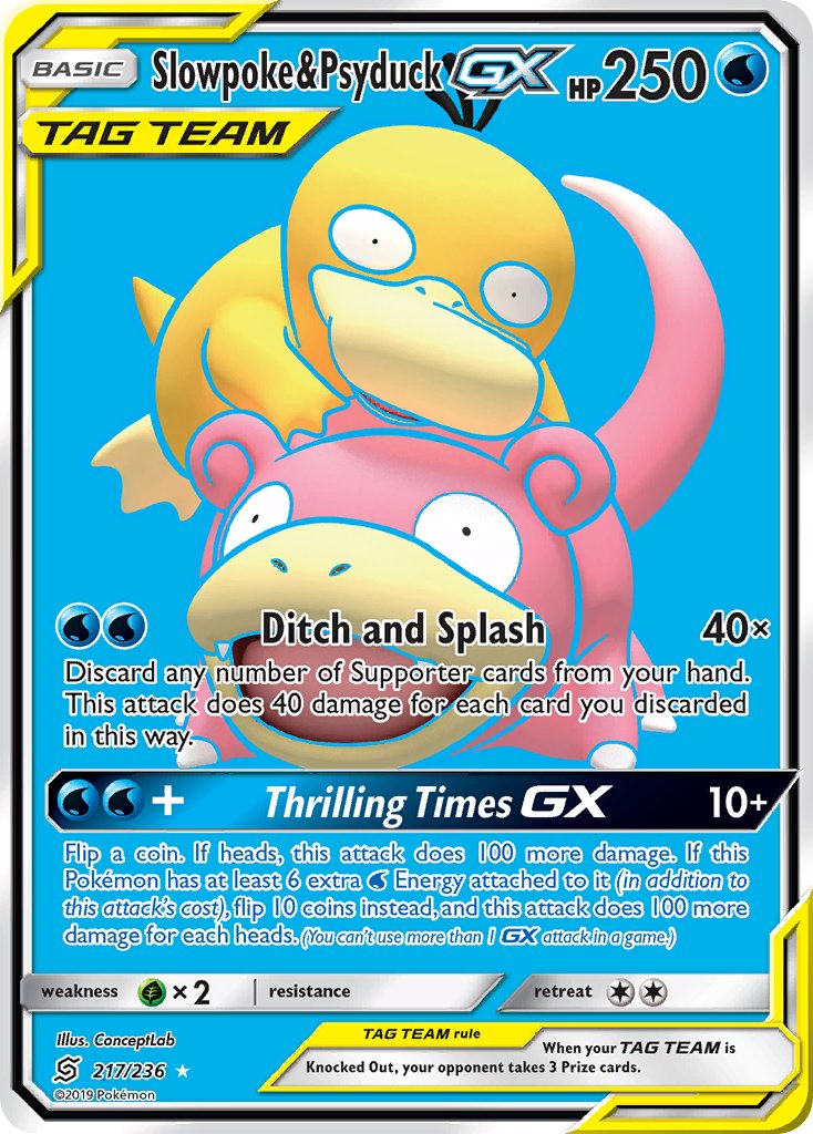 Slowpoke & PsyduckTag Team GX 217/236