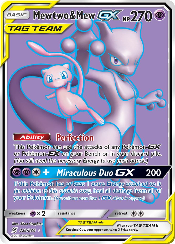 Mewtwo & MewTag Team GX 222/236