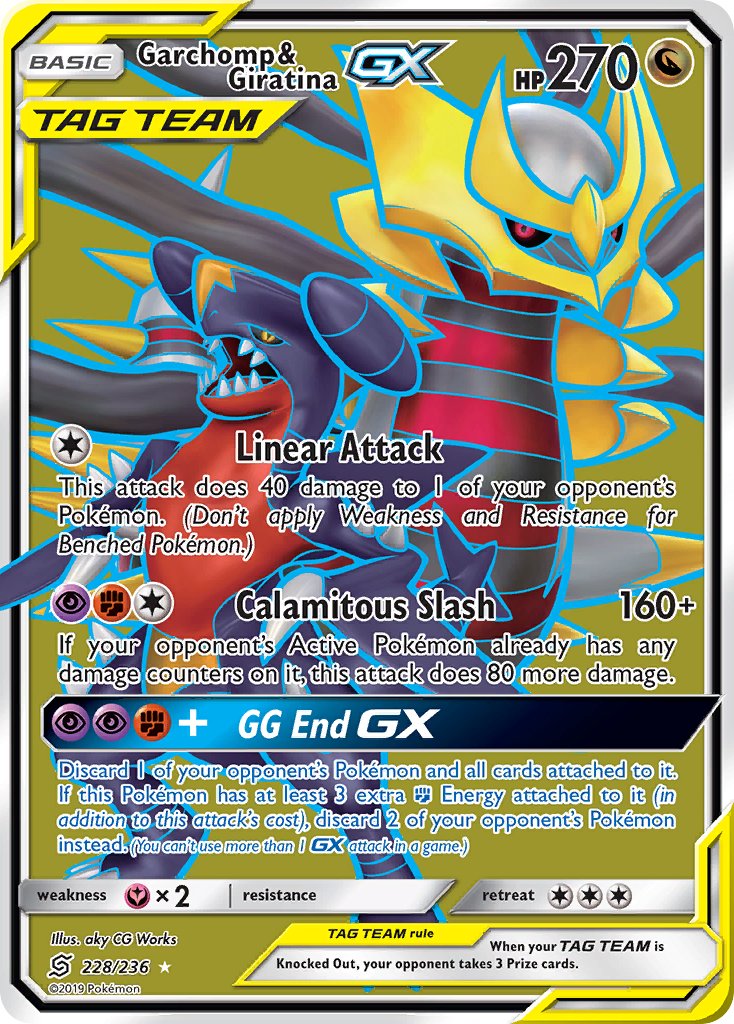 Garchomp & GiratinaTag Team GX 228/236