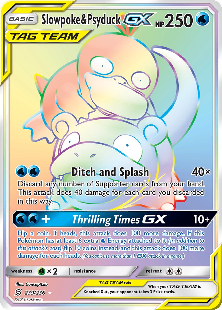 Slowpoke & PsyduckTag Team GX 239/236