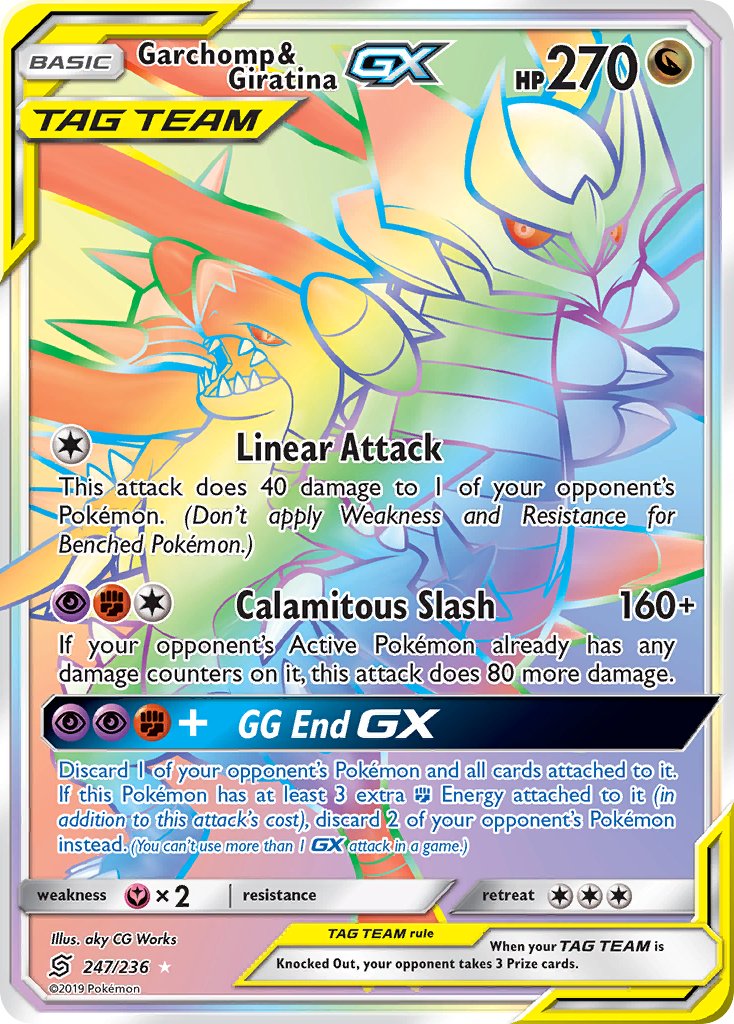 Garchomp & GiratinaTag Team GX 247/236