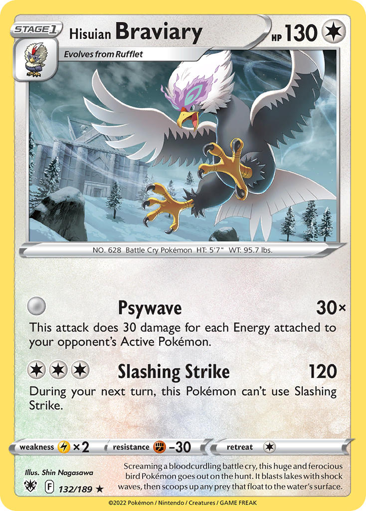Hisuian Braviary 132/189