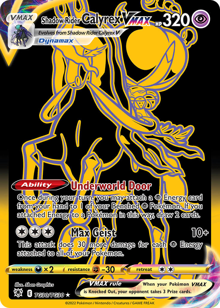 Shadow Rider CalyrexVMAX 030/189