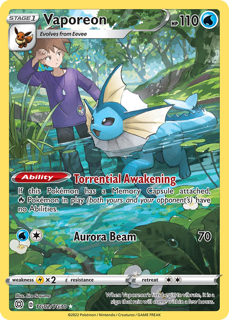 Vaporeon TG02/30