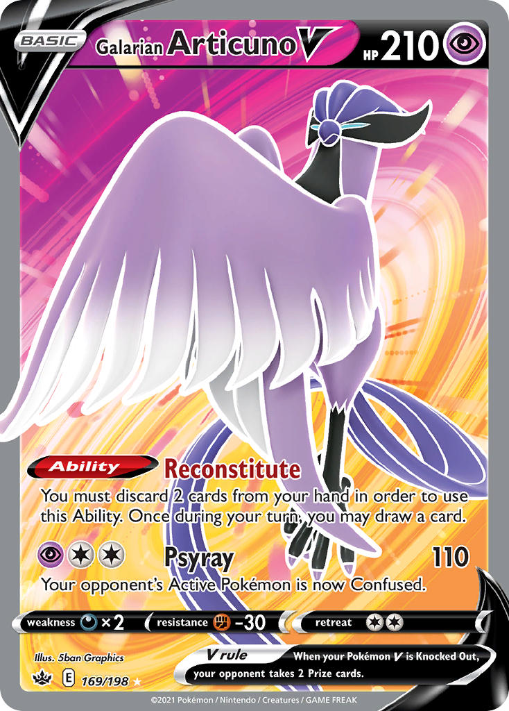 Galarian ArticunoV 169/198