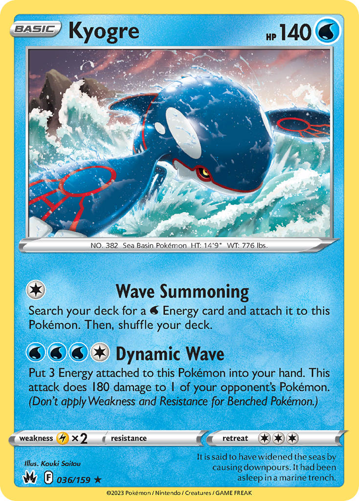 Kyogre 36/159