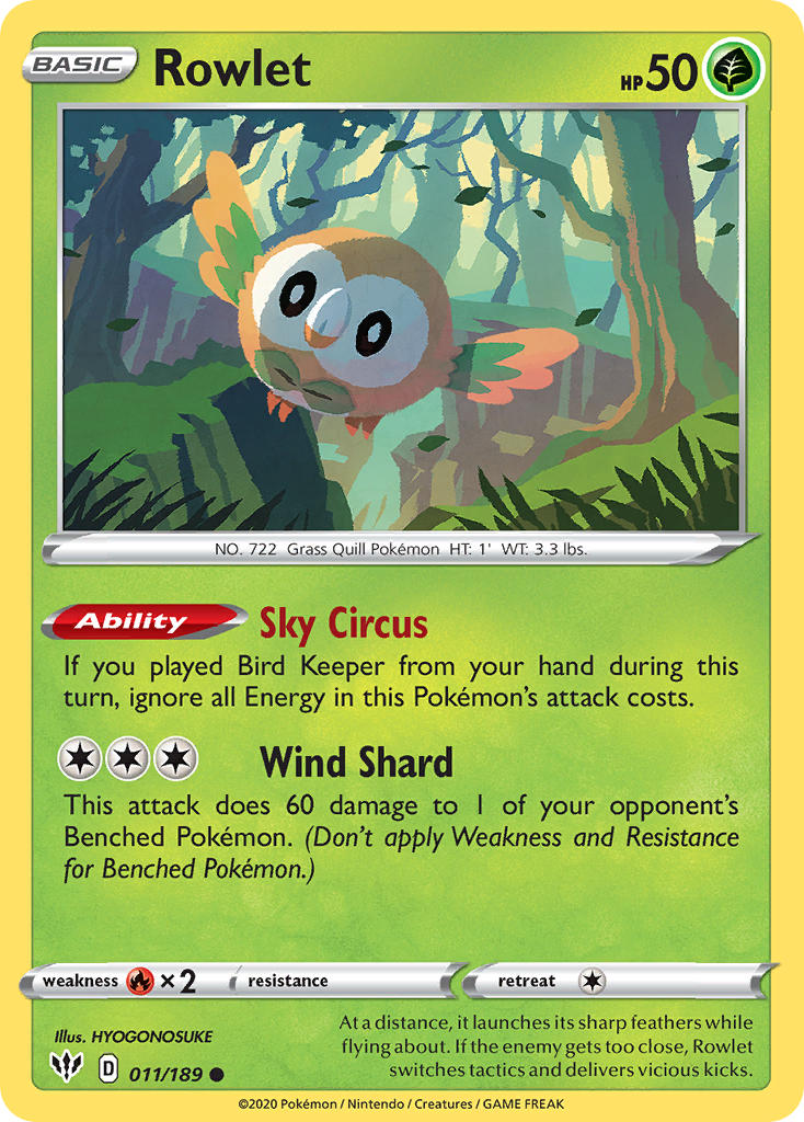 Rowlet 011/189